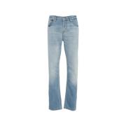 Blauwe Slimmy Jeans voor Mannen 7 For All Mankind , Blue , Heren