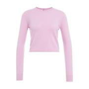 Luxe Rose Cashmere Gebreide Kleding Aw24 MVM , Pink , Dames