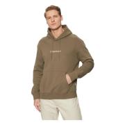 Heren Hoodies Regular Fit Katoen Guess , Green , Heren