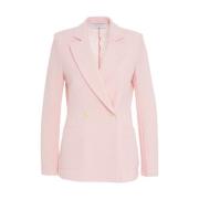 Roze Double-Breasted Blazer Harris Wharf London , Pink , Dames