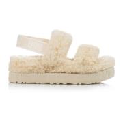 Dames Schapenvacht Pantoffels UGG , Beige , Dames