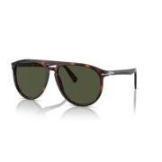 Klassieke zonnebril zwart montuur Persol , Brown , Unisex