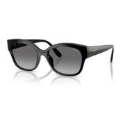 Zwart/Grijs Getinte Zonnebril Vogue , Black , Dames