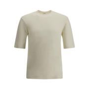 3 Katoenen T-Shirts Crew Neck Set Jil Sander , Beige , Heren