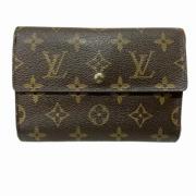 Pre-owned Canvas wallets Louis Vuitton Vintage , Brown , Dames