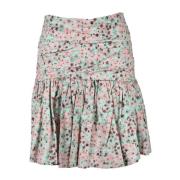 Mini Rok met Ritssluiting Weili Zheng , Multicolor , Dames