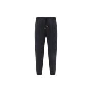 Elegant Jogger Sweatpants Brunello Cucinelli , Black , Heren