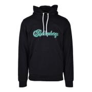 Katoen Polyester Sweatshirt Bikkembergs , Black , Heren