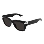 Stijlvolle zonnebril voor mannen Alexander McQueen , Black , Unisex