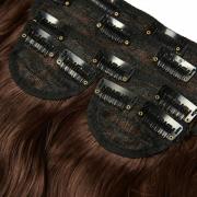 LullaBellz Super Thick 22  5 Piece Natural Wavy Clip In Extensions (Va...