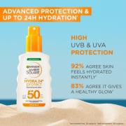 Garnier Ambre Solaire SPF 50 Hydra 24 Hour Protect High Protection UVB...