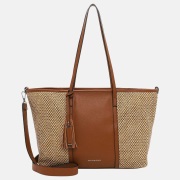 Emily & Noah Babette shopper riet cognac