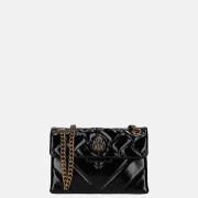 Kurt Geiger mini Kensington crossbody tas lak black