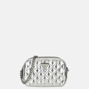 Guess Giully camera bag crossbody tas silver