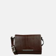 Claudio Ferrici Classico crossbody tas S brown