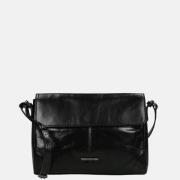 Claudio Ferrici Pelle Vecchia crossbody tas M black