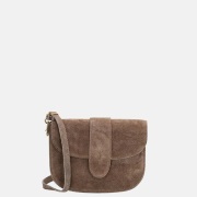 Charm London crossbody tas donkertaupe