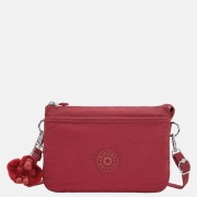 Kipling Riri crossbody tas funky red