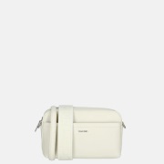 Calvin Klein must convertible camera bag crossbody tas chalk