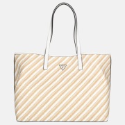 Guess Vikky 2 in 1 tote shopper L natural/white