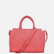 Loulou Essentiels Vera handtas M grapefruit