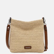 Emily & Noah Elda crossbody tas raffia sand
