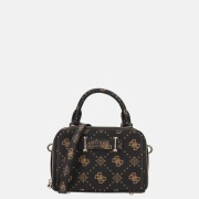 Guess Silia mini handtas espresso logo