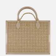 Nikkie Dante handtas tweed hazelnut