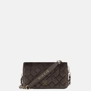 Nikkie Abby schoudertas velvet coffee