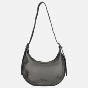 Daniele Donati schoudertas grey metallic