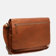 Chesterfield Toledo schoudertas A4 cognac