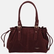 Flora & Co Suedine schoudertas bordeaux