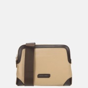 Daniele Donati crossbody tas taupe