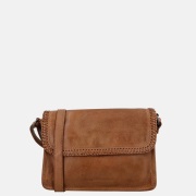 Hide & Stitches Country crossbody tas overslag camel