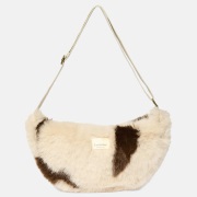 Studio Noos Faux Fur adult fanny pack crossbody tas holy cow