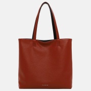 Emily & Noah Eva bag-in-bag shopper reversible rust/brown