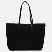 Flora & Co suedine shopper L noir