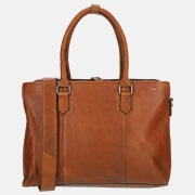 Berba Lucca laptoptas/shopper brandy