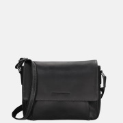 Hide & Stitches crossbody tas zwart