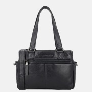 Hide & Stitches Porto schoudertas donkerblauw