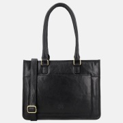 Hide & Stitches Jura handtas M zwart