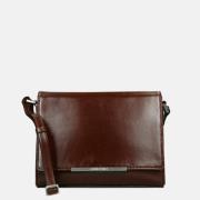 Claudio Ferrici Classico schoudertas M brown