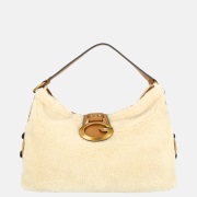 Guess Camden schoudertas teddy natural/cognac