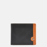Castelijn en Beerens 80 year Jubileum billfold zwart/cognac