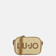 Liu Jo camera case logo crossbody tas M naturale