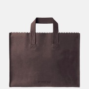 My paper bag workbag handtas shadow brown