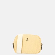 Tommy Hilfiger Popette camera bag crossbody tas natural raffia