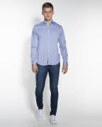 Blue Industry Casual Heren Overhemd LM