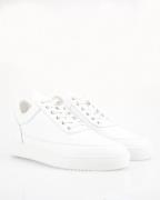 Filling Pieces Low Top Nappa All White Heren Sneakers