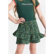 Chaos-and-Order jurk met tekst groen Meisjes Katoen Ronde hals Tekst -...